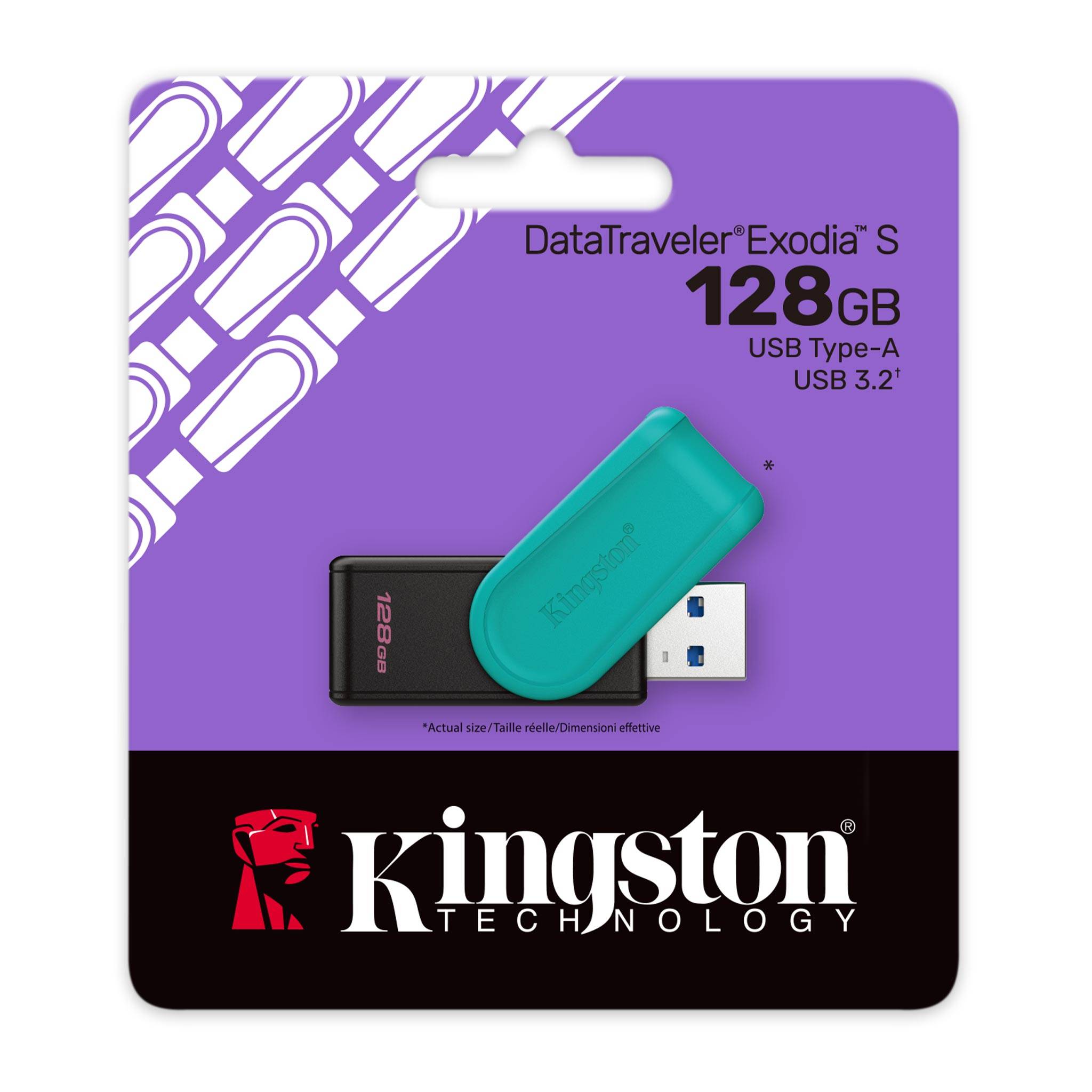 01_Pen Drive Kingston 128GB DATATRAVELER EXODIA S