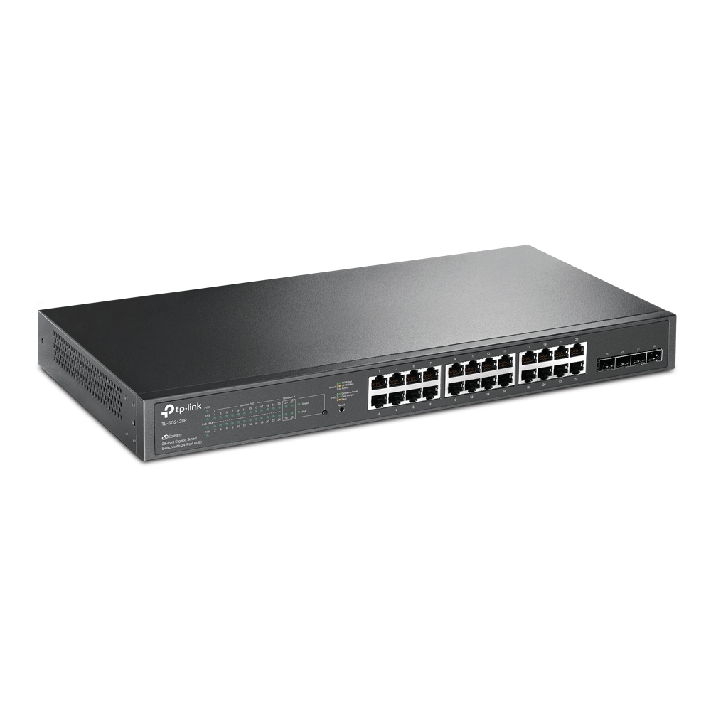 01_SWITCH 24P 1GBPS + 4SFP (COMBO) TP-LINK TL-SG2428P 24 POE