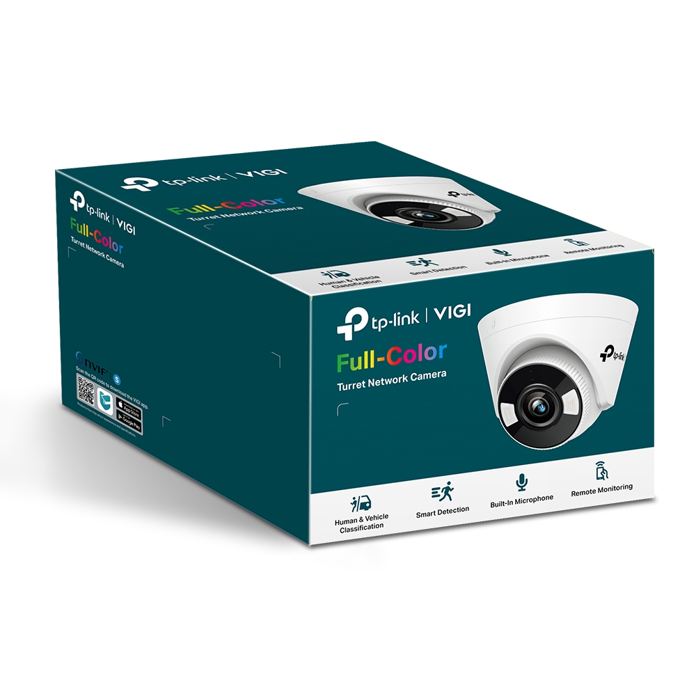 01_TP-LINK CAM VIGI 4MP FULL-COLOR TURRET NETWORK 2.8mm