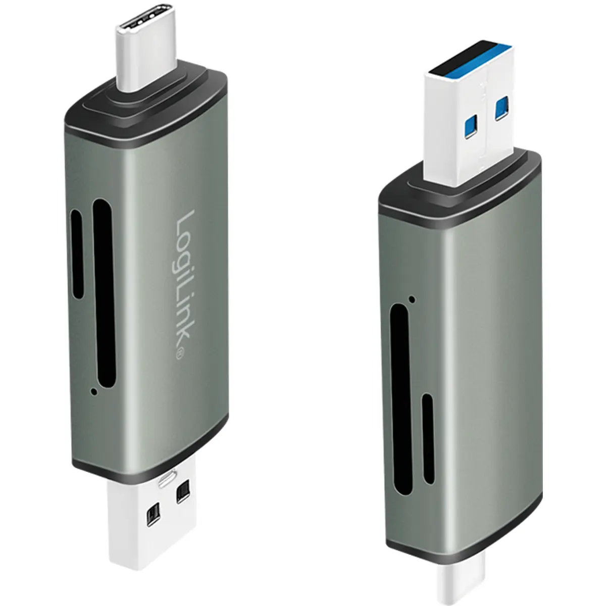 02_Leitor Cartoes LOGILINK USB A 3.0 USB C SD-MICROSD CR0043