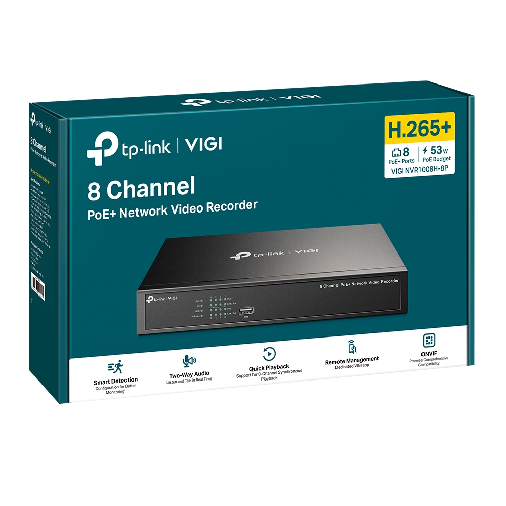 02_TP-LINK NETWORK VIGI 8 CHANNEL VIDEO RECORDER