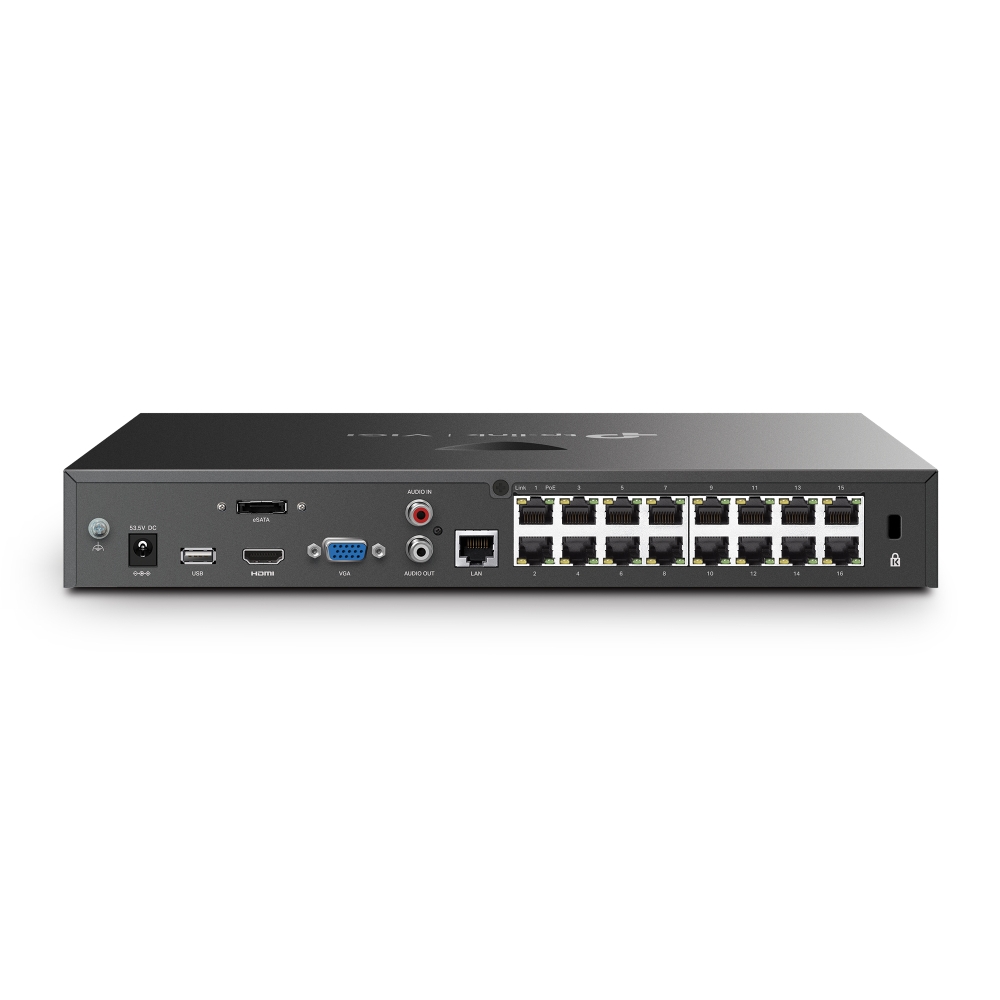 02_TP-LINK VIGI NVR GRAVADOR VIDEO DE 16 CANAIS POE+