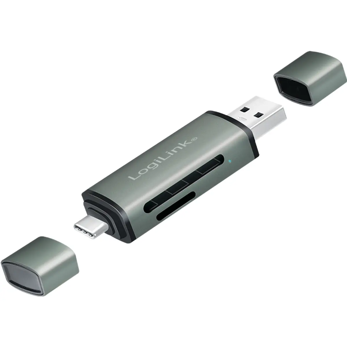 03_Leitor Cartoes LOGILINK USB A 3.0 USB C SD-MICROSD CR0043