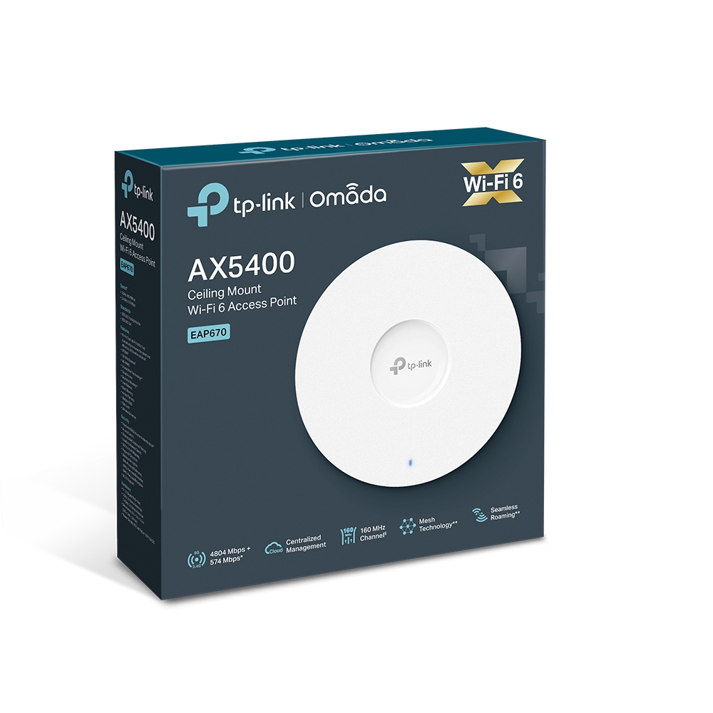 04_Acess Point TP-LINK POE WIRELESS AX5400MBPS EAP670