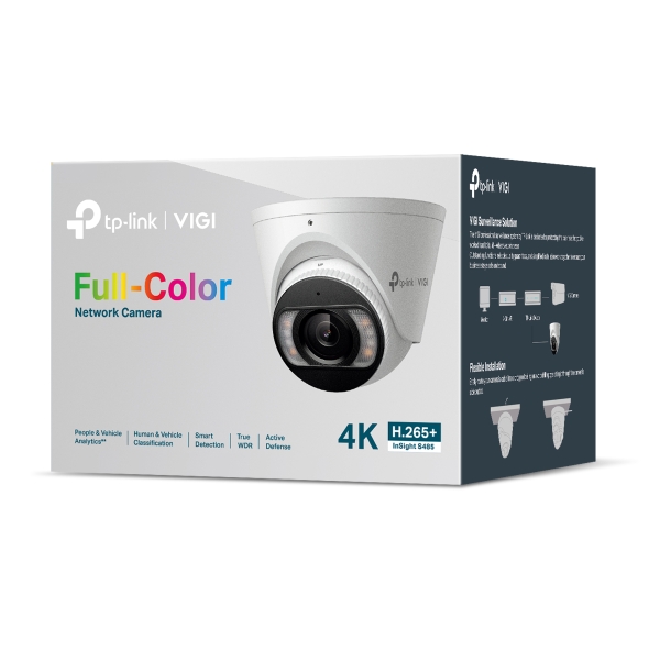 04_Camara de vigilância InSight S485(4mm), VIGI 8MP Full-Color Turret