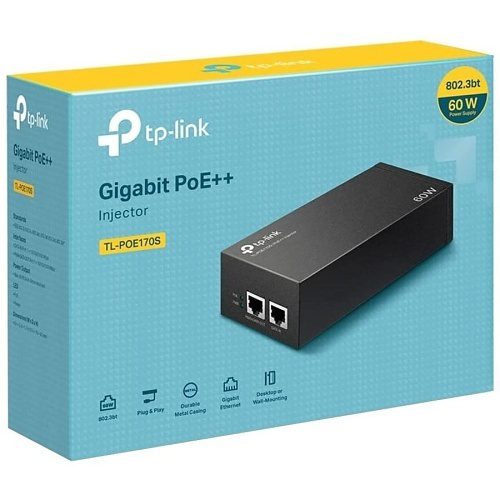 Injector Corrente POE TP-Link- TL-PoE170S 60W