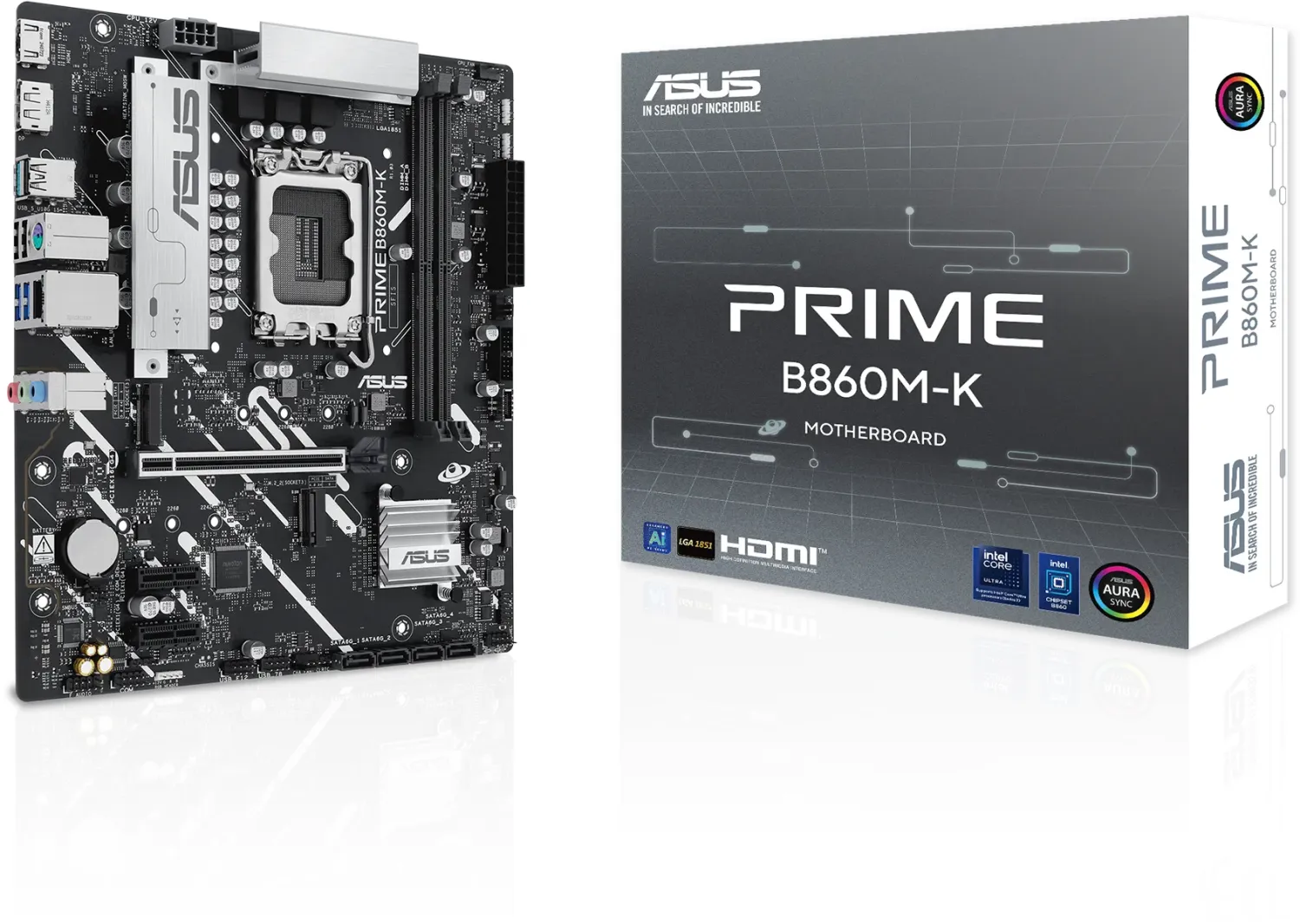 MB PRIME B860M-K ASUS, 2DDR5 PCIE4.0 DP HDMI MATX