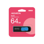 FLASH MEMORY 64GB USB3.0 ADATA UV128 BLACK-BLUE