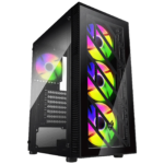 CAIXA ATX FSP CMT192 PRETA 4X FAN 120MM FRGB