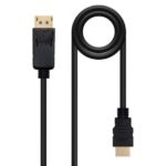 CABO CONVERSOR DISPLAYPORT PARA HDMI M, 3Mt PRETO