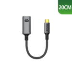 Rixus RXHU17 USB-C To HDMI Female Converter 20cm Space Gray