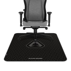 Tapete p- Cadeira Alpha Gamer Kadran Icon - Black - Grey - AGKADRANICONBK