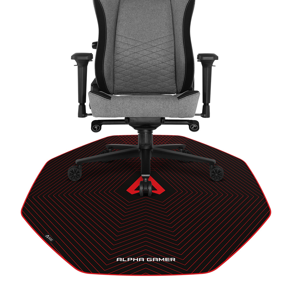Tapete p- Cadeira Alpha Gamer Octan Icon - Black - Red - AGOCTANICONRED