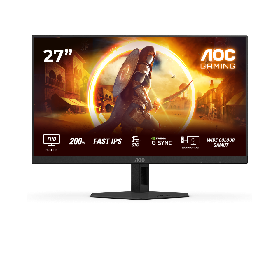 AOC MONITOR FAST IPS 27 16:9 FHD 1MS 200HZ HDMI DP COLUNAS 27G4HRE"