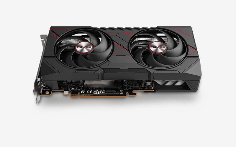 Back PLACA GRAFICA SAPPHIRE GAMING DUAL RX 9060XT OC 16GB GDDR6