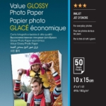 Papel Fotografico EPSON Glossy 10x15 cm 50 folhas