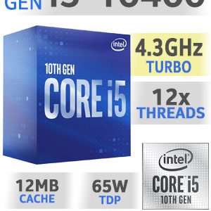 Processador INTEL I5 10400 LGA1200  2.9Ghz 12MB
