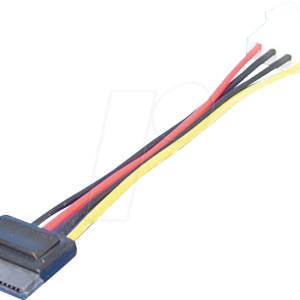 CABO ALIMENTACAO 1 MOLEX FEMEA PARA 1 SATA