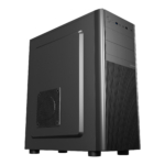CAIXA ATX UNYKA UK8026 BLACK S-FANS 2USB3 1USBC