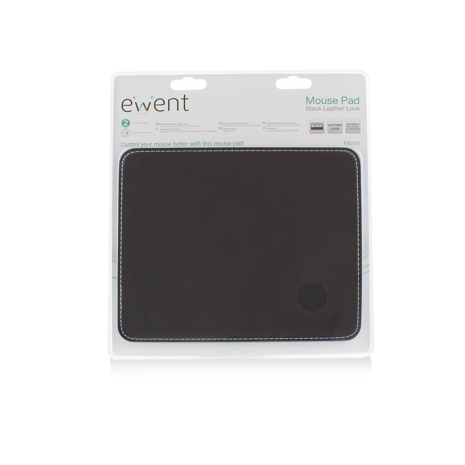 Case Tapete de Rato EWENT Preto pele