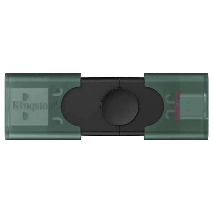 Closed Pen Drive Kingston 128GB DataTraveler Duo USB 3.2 Dual Type A-Type C