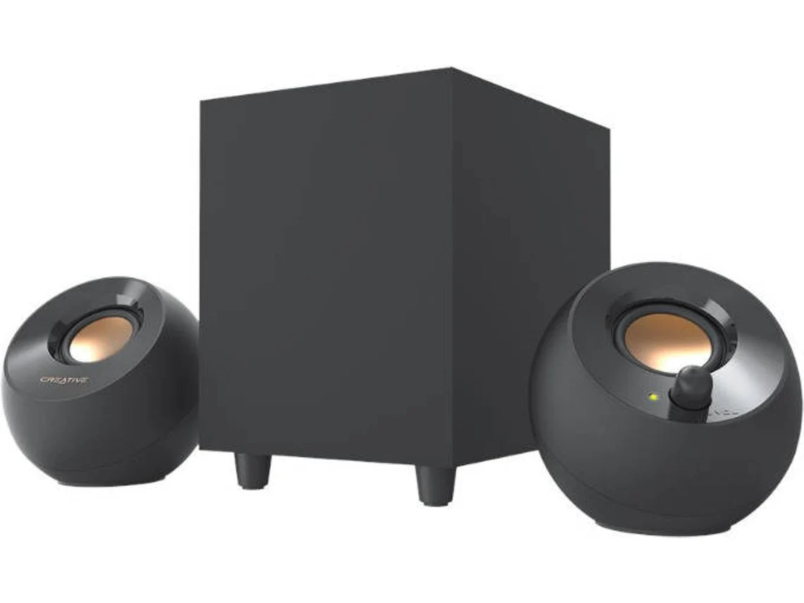 CREATIVE COLUNAS PEBBLE PLUS 2.1 USB BLACK