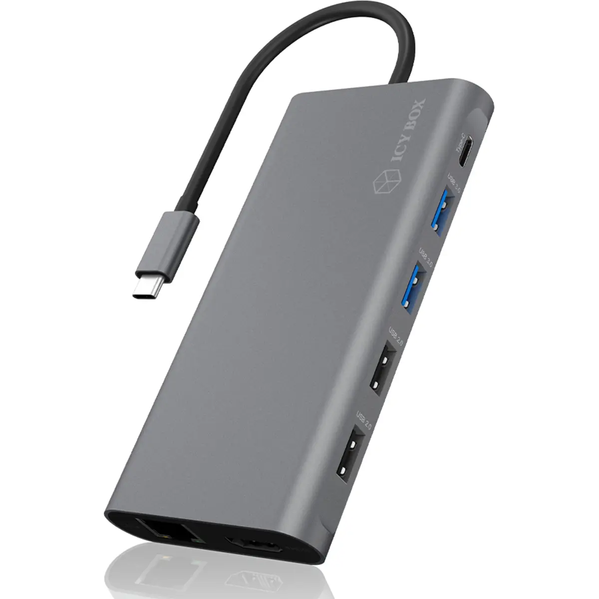 Docking Station USB-C 12-em-1 c- 2×HDMI, DisplayPort, LAN e PD 100W