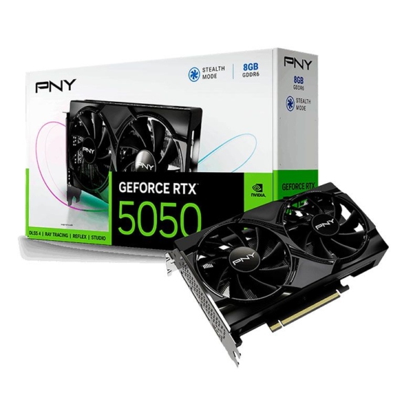 Cover PLACA GRAFICA PNY GEFORCE RTX 5050 8GB DUAL FAN