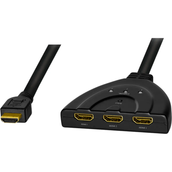 Cover Splitter HDMI LOGILINK Bidirecional 3 portas HD0040