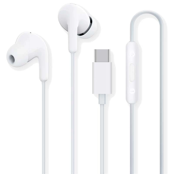 –Cover Xiaomi Earphones USB-C Brancos BHR8930GL Original