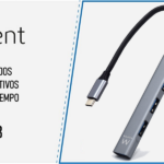 Hub USB EWENT USB-C para 4 portas USB-A