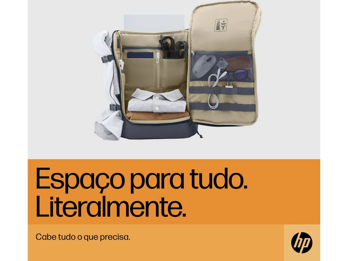Espaco Mochila HP TRAVEL 25L 15.6 IGR
