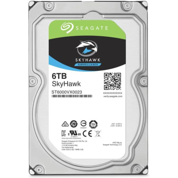 HDD SEAGATE 6TB Skyhawk Videovigilancia