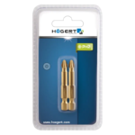 Conjunto de 2 Bits PH2 50mm revestidos c- titânio - Högert HT1S392