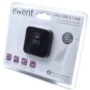 HUB USB3.0  EWENT  USB 4 portas c-Alimentação