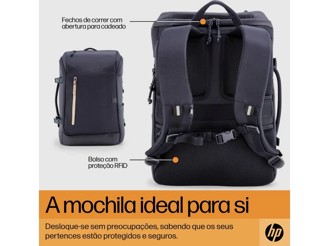 Ideal Mochila HP TRAVEL 25L 15.6 IGR