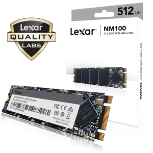 DISCO SSD SATA M.2 2280 LEXAR NM100 512GB MAX 550 - 3D TLC