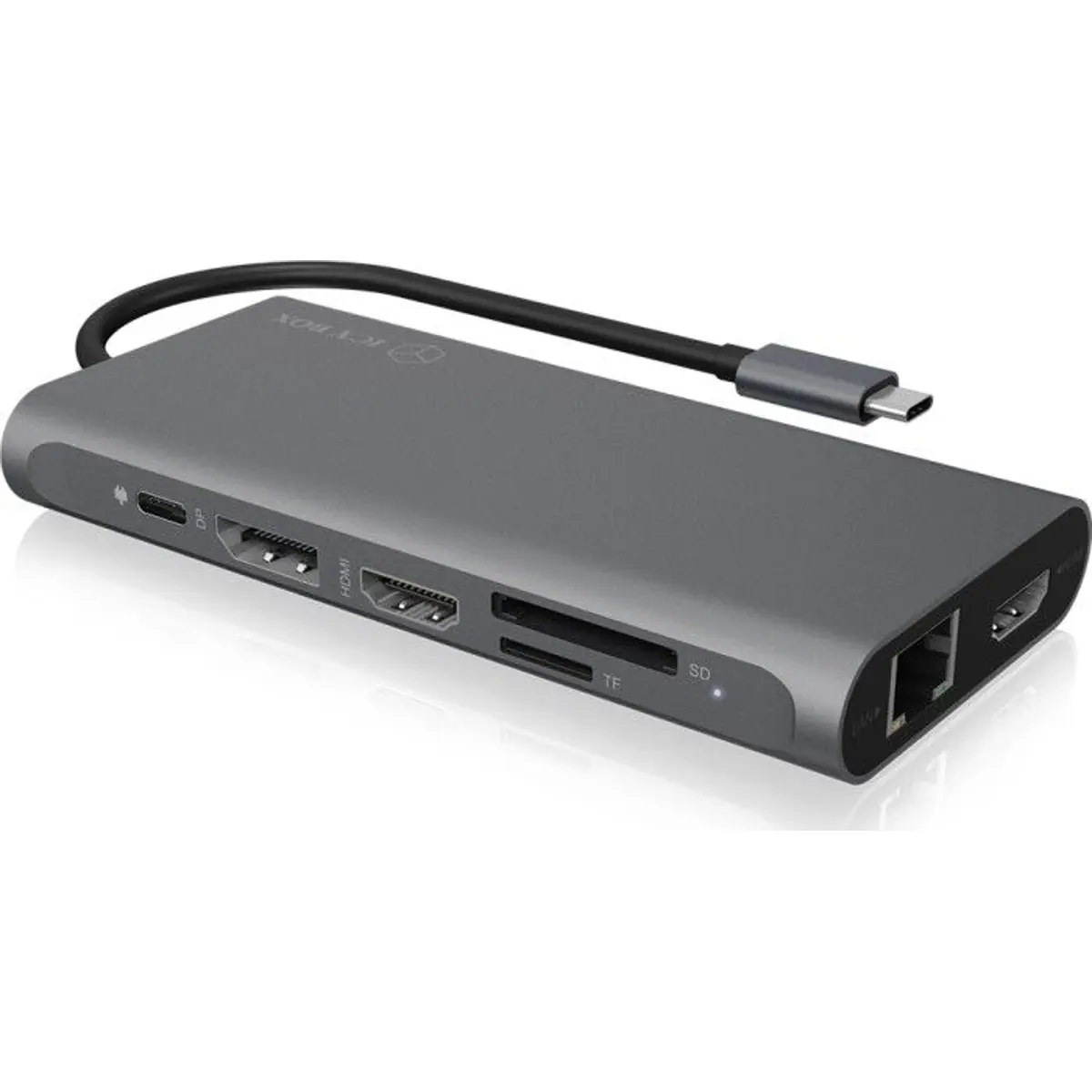 LSide Docking Station USB-C 12-em-1 c- 2×HDMI, DisplayPort, LAN e PD 100W