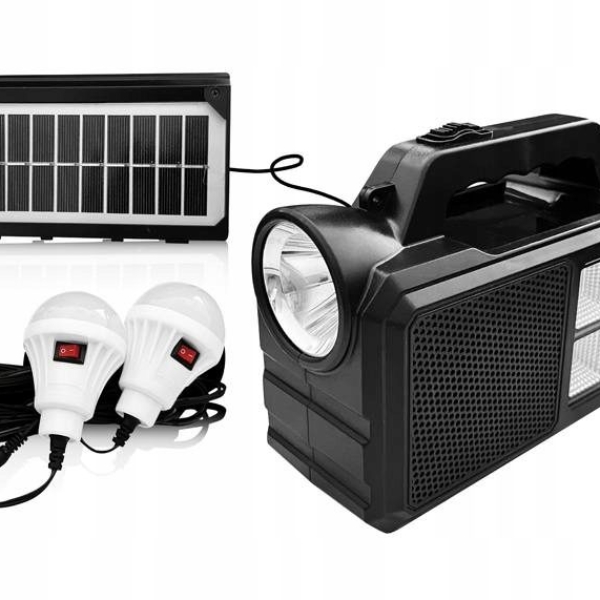 Latarka-Solar-Lighting-System-VR-77FM-GLOSNIK-bluetooth-RADIO-TF-USB