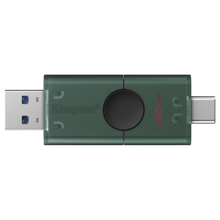 Open Pen Drive Kingston 128GB DataTraveler Duo USB 3.2 Dual Type A-Type C