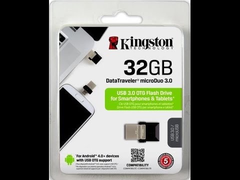 Pen Drive Kingston 32GB DT MicroDuo USB 3.0 Type-C