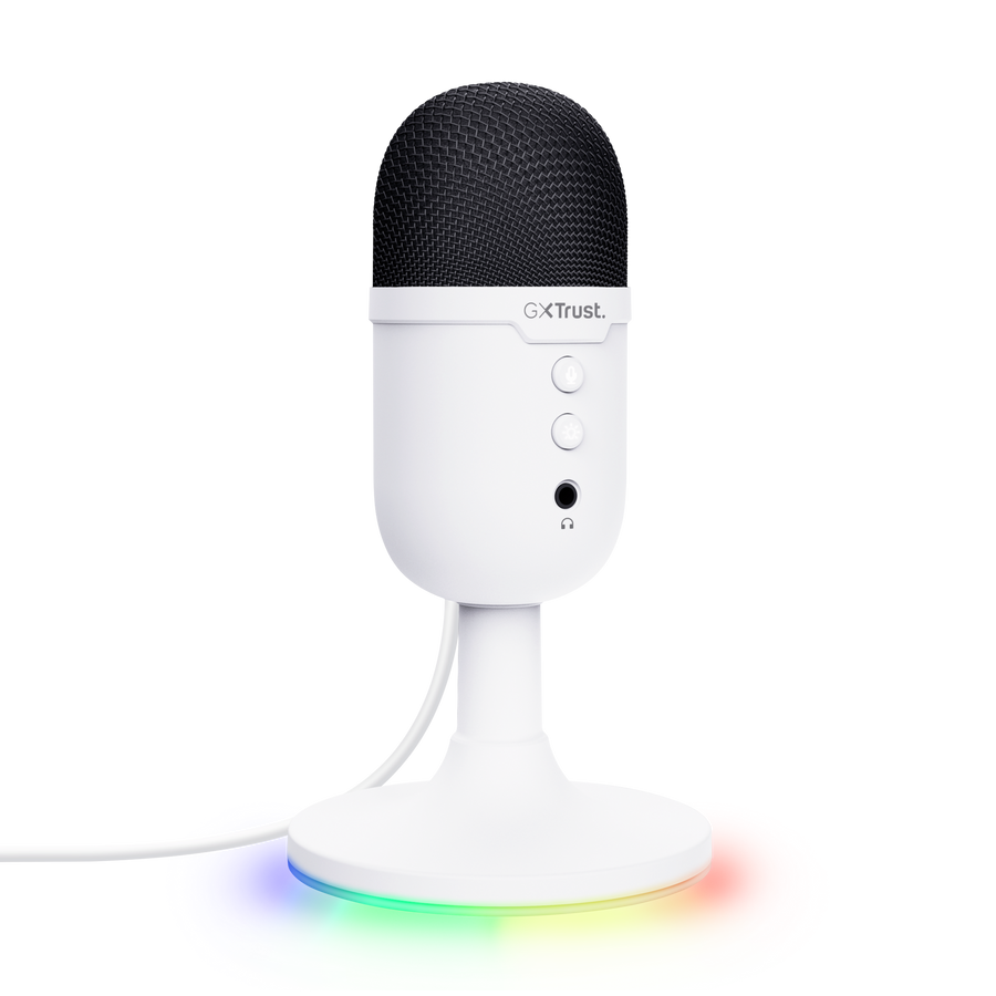 Side TRUST MICROFONE YUNIX GXT234W USB Branco
