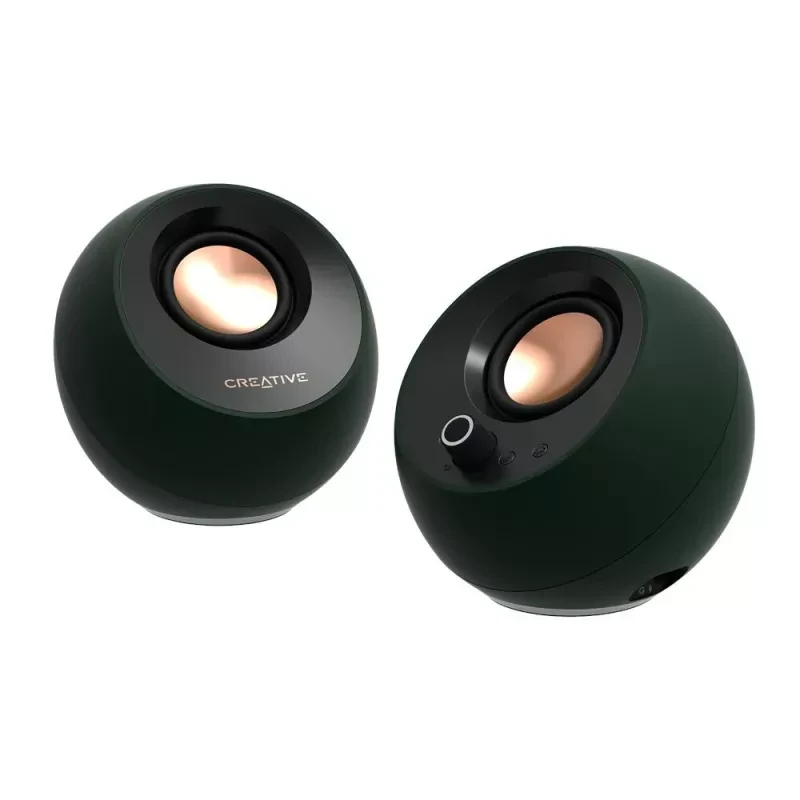 Speakers CREATIVE COLUNAS PEBBLE PRO 2.0 USB-C & BLUETOOTH 5.3 RGB BLACK