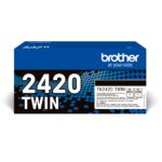 Toner BROTHER TN-2420 Preto Pack 2