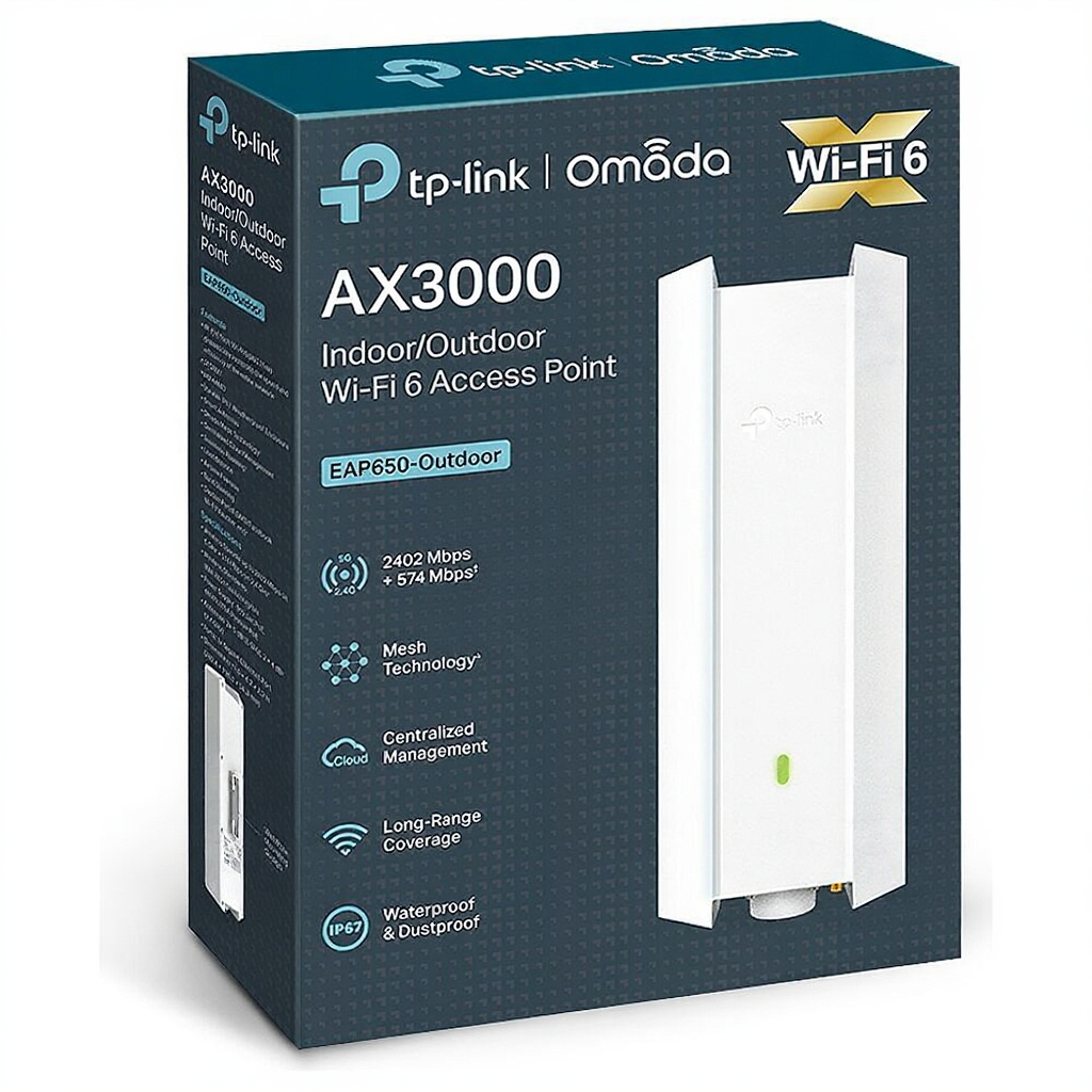 Acess Point TP-LINK EAP650 AX3000 Exterior