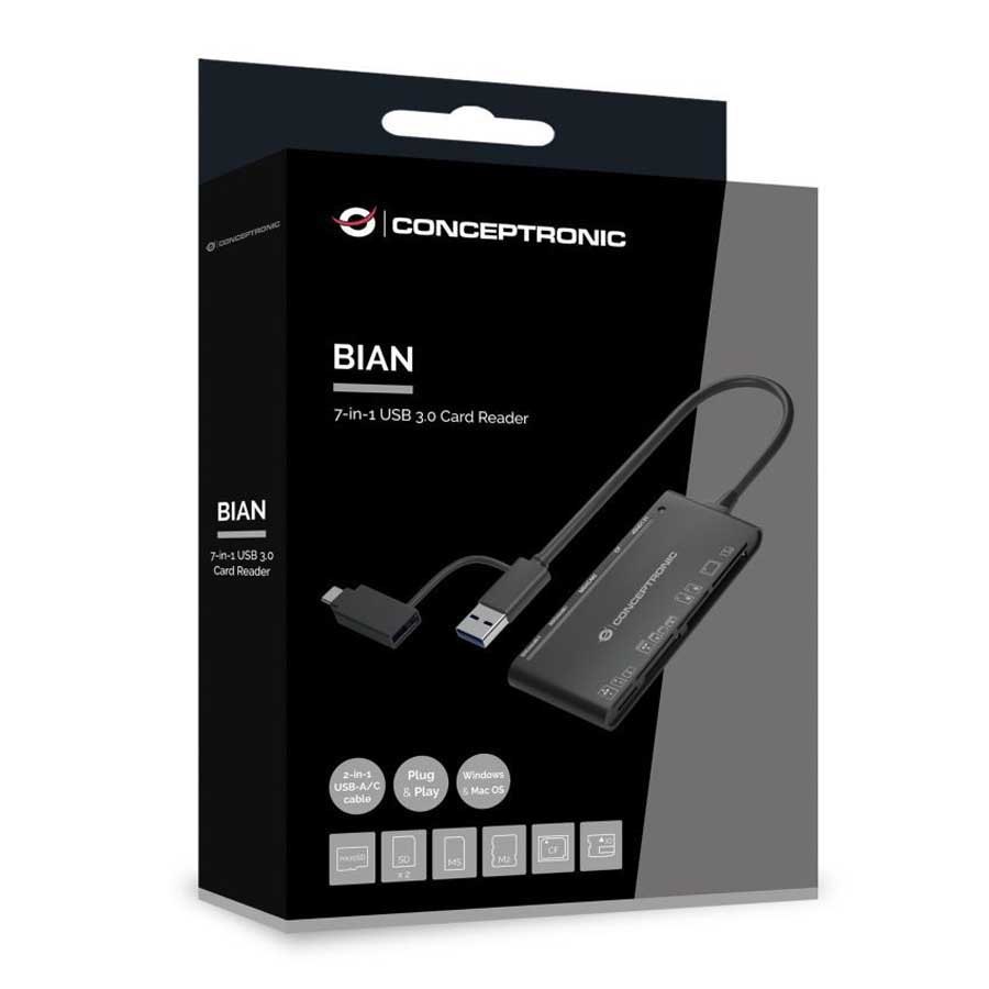 conceptronic-bian03b-usb-usb-c-external-card-reader