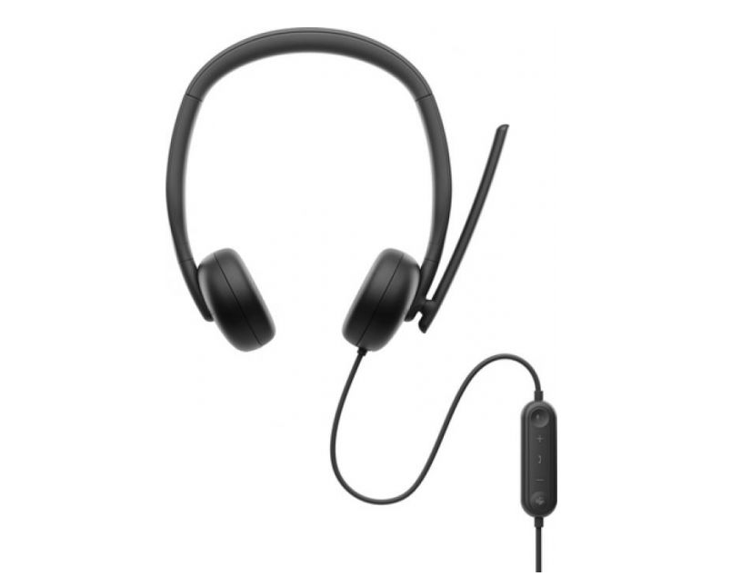 Auscultador e microfone DELL WH3024 Usb-C-A