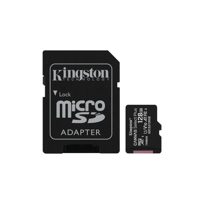 MicroSD Kingston 128GB Canvas Select PLUS SDCS UHS-I 100MBs