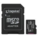 MicroSD Kingston 64GB Canvas Select PLUS SDCS UHS-I 100MBs