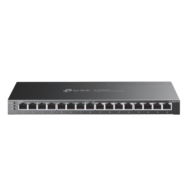 cover TP-LINK SWITCH JetStream™ 16-Port Gigabit Smart Switch with 8-Port PoE+